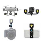 Svetlo Lume Cube Quad Pack pro smartpohy, drony a kamery GoPro, bluetooth, stříbrná