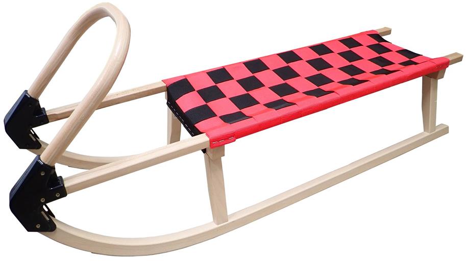 Acra szánkó 110 cm fa - piros