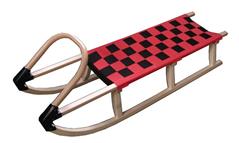Acra szánkó 125 cm fa - piros