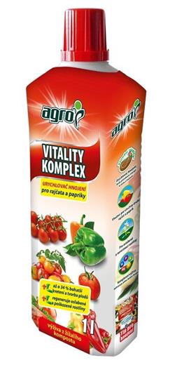 Agro Vitality Komplex műtrágya, paradicsom és paprika 1 l