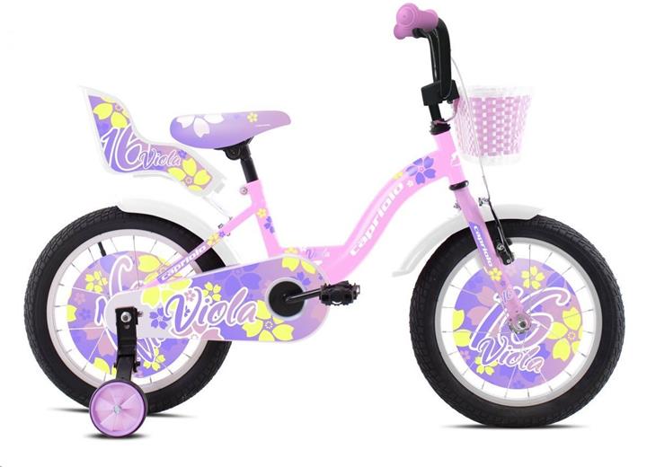 Capriolo BMX 16" VIOLA gyerek kerékpár, rózsaszín-fehér
