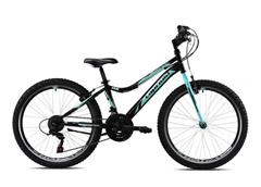 Capriolo DIAVOLO DX 400 FS 24"/18HTgyermek kerékpár fekete-kék 13" 