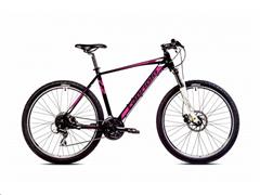 Capriolo LEVEL 7.2 27,5"/19AL hegyi kerékpár, fekete-fehér-rózsaszín