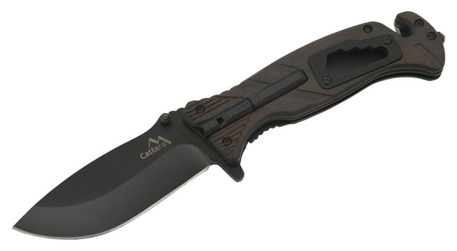 Cattara BLACK BLADE zsebkés 21,7 cm biztonsági zárral