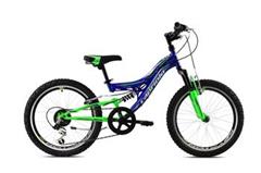 Celoodpružený bicykel Capriolo CTX200 20"/11HT modro-zelená 