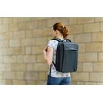 Crossio SolarBag Snappy 20l hátizsák, fekete, napelemmel