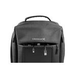 Crossio SolarBag Snappy 20l hátizsák, fekete, napelemmel