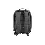 Crossio SolarBag Snappy 20l hátizsák, fekete, napelemmel