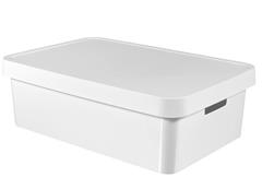 Curver Infinity Box 30L tetővel, fehér

