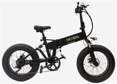 DEXKOL elektromos összecsukható kerékpár, BK8 fekete 10 Ah
