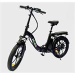 DEXKOL összecsukható elektromos kerékpár, BK6 fekete 10 Ah