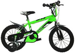 Dino Bikes 414UL gyerek kerékpár zöld 14" fiúknak