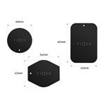 FIXED Icon Plates magnetikus tartó, tartalék lemezkészlet magnetikus tartókhoz, fekete