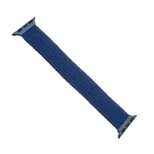 FIXED Nylon Strap rugalmas nejlonszíj Apple Watch 38/40 mm-hez, L méret, kék