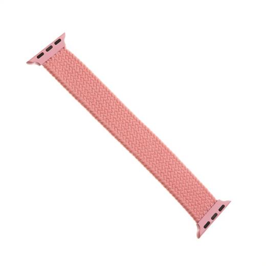 FIXED Nylon Strap rugalmas nejlonszíj Apple Watch 42/44 mm-hez, L méret, rózsaszín
