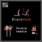 G21 BlackHook double needle akasztó rendszer 8 x 10 x 22 cm
