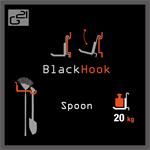G21 BlackHook spoon akasztó rendszer 7,5 x 9,5 x 20,5 cm