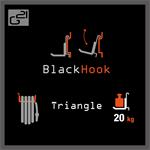 G21 BlackHook triangle akasztó rendszer 18 x 10 x 26 cm