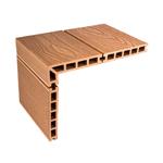 G21 elzáró kültéri burkolólap, 2,5 x 14 x 400 cm, Light Wood, WPC