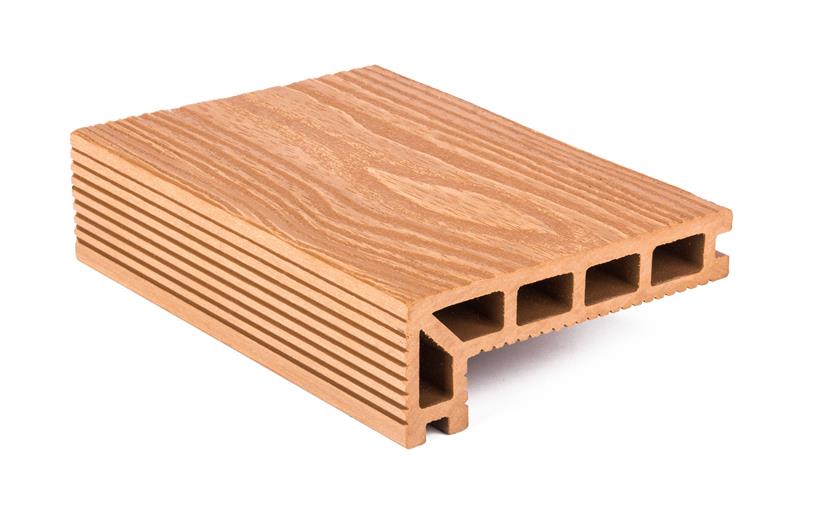 G21 elzáró kültéri burkolólap, 2,5 x 14 x 400 cm, Light Wood, WPC
