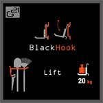 G21 felfüggesztési rendszer BlackHook lift 27x7,6 cm