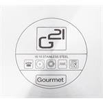 G21 Gourmet Magic edénykészlet szűrővel, 13 darabos, rozsdamentes acél