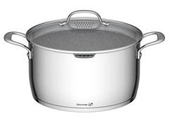 G21 Gourmet Miracle fazék szűrővel 28 cm fedővel rozsdamentes acél/greblon - sérült csomagolás