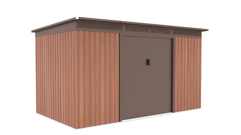 G21 GRAH 700 kerti tároló - 340 x 206 cm, barna - sérült csomagolás