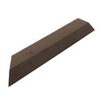 G21 Indiai teak átvezető profil a WPC burkolócsempékhez, 38,5 x 7,5 cm sarok (bal)