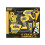 G21 játék - DELUXE TOOLS elemes szerszámkészlet 10 darab
