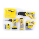 G21 játék - DELUXE TOOLS elemes szerszámkészlet 10 darab