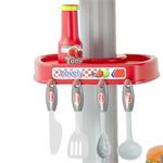 G21 játék - Gyerek konyha nagy, tartozékokkal, piros