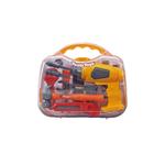 G21 játék - Gyerek szerszám fúrógéppel kofferben sárga-szürke - 2. osztály