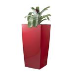 G21 önöntöző kaspó Linea 76 cm, piros