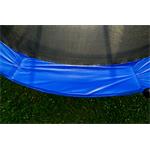 G21 SpaceJump trambulin védőhalóval, 366 cm, ajándék létrával, kék színben - sérült csomagolás