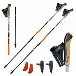 Gabel X-1.35 Black-Orange Active túrabot nordic walkingra, 110 cm