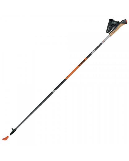 Gabel X-1.35 Black-Orange Active túrabot nordic walkingra, 110 cm