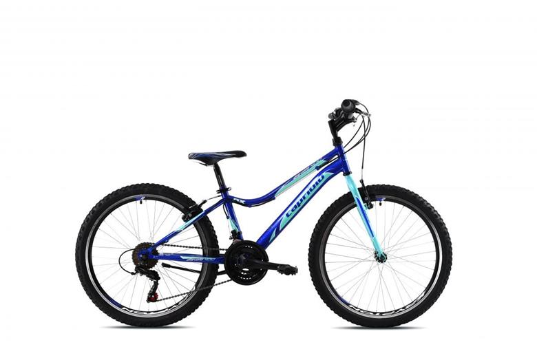 Gyermek kerékpár Capriolo DIAVOLO DX 400 24"/18HT kék-türkiz