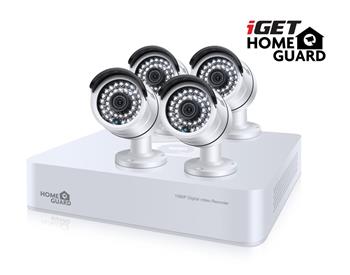Kamerový set iGET HOMEGUARD HGDVK87704 8CH DVR + 4 FullHD kamery, Win/Mac/Andr/iOS