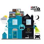 Kamerový set iGET HOMEGUARD HGNVK88304 WiFi 8CH DVR + 4x IP kamera 1080p, WiFi i RJ45