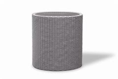 Keter Cylinder M virágcserép Silver Grey