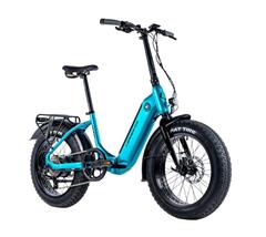 Leader Fox CODY FAT BIKE,20" M:2024-1elektromos kerékpár, türkizkék