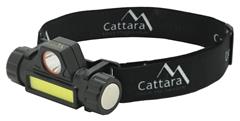 LED-es fejlámpa Cattara 120lm újratölthető