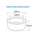 Marimex MSPA Carlton M-CA061  felfújható pezsgőfürdő