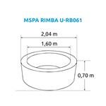 Marimex  MSPA Rimba U-RB061 felfújható pezsgőfürdő