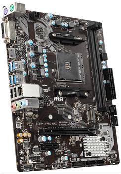 MSI MSI B450M-A PRO MAX / B450 / AM4 / 2x DDR4 DIMM / M.2 / DVI-D / HDMI / mATX