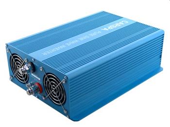 Napäťový menič Carspa SK2000UR-242, 24V/230V+USB 2000W čistá sínus, dálkové ovládání