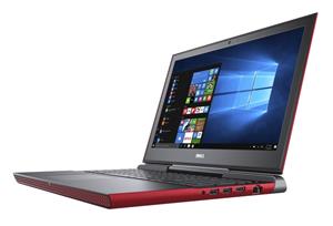 Notebook Dell Inspiron 15 7000 i5-6300HQ, 8GB, 1TB, nVidia GTX 960M 4GB, 15.6" FHD, W10, červený, 2YNBD on-site