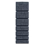 Prosperplast TOWER STONE hordó antracit 350l