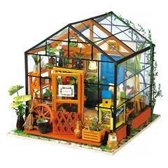 Robotime játék - miniatűr ház Üvegház